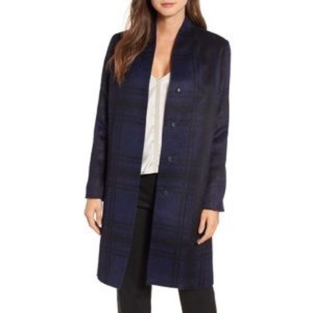 Eileen Fisher Wool Furry Alpaca Coat NEW Size PL